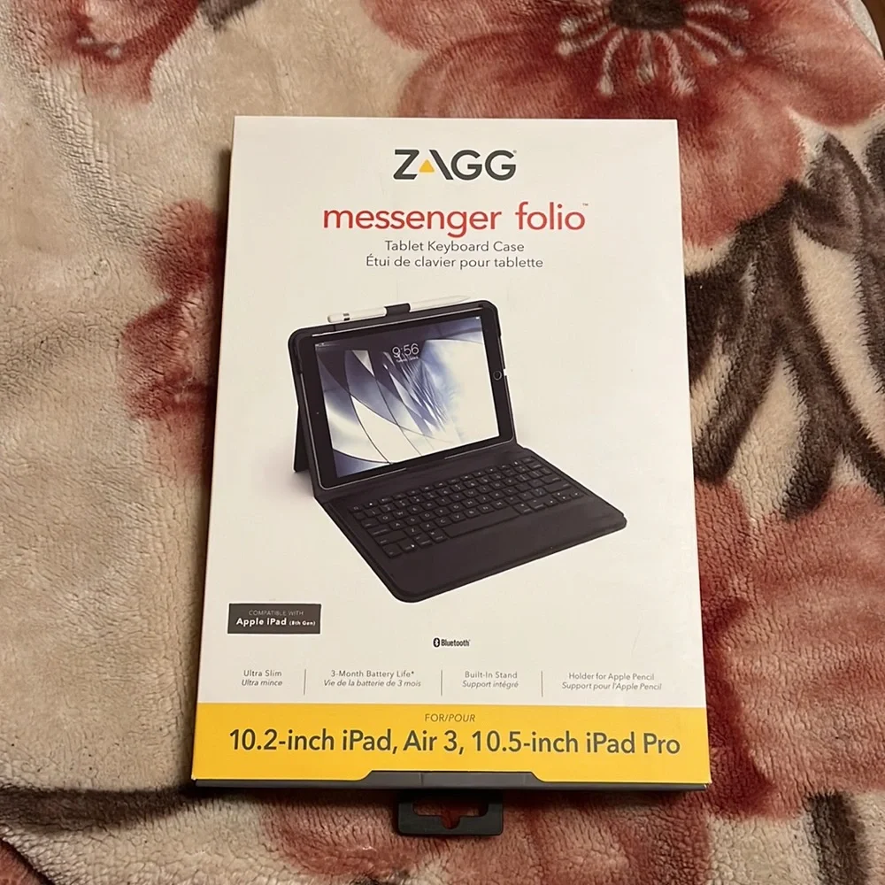 Zagg messenger folio tablet keyboard case